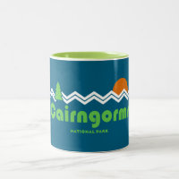 Cairngorms National Park Scotland Retro