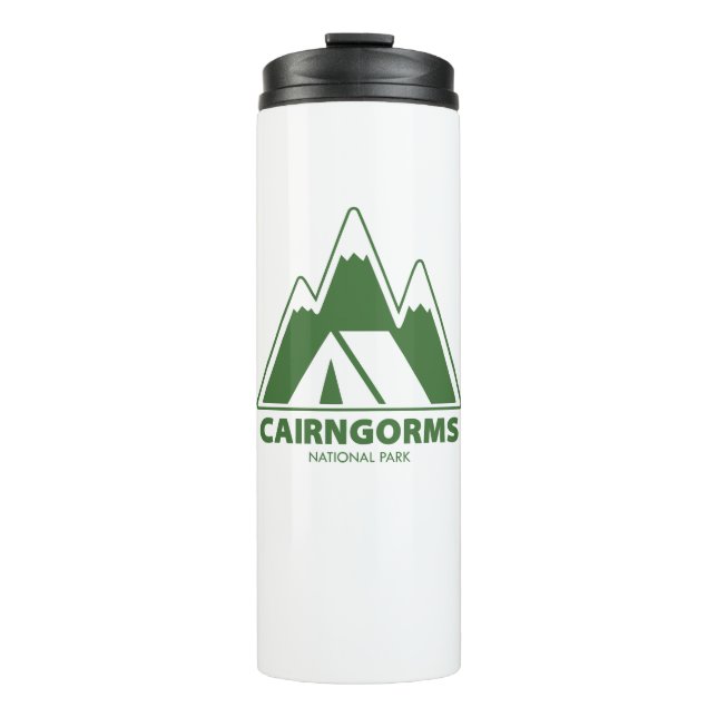 Cairngorms Nationalpark Camping Thermosbecher (Vorderseite)
