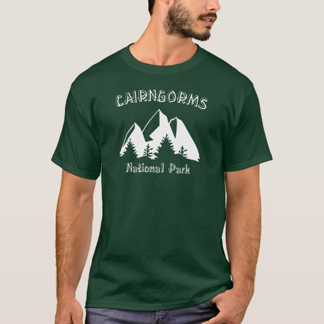 Cairngorms Nationalpark Schottland T-Shirt (Vorderseite)