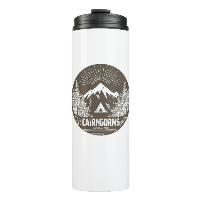 Cairngorms Nationalpark Schottland Thermosbecher (Vorderseite)