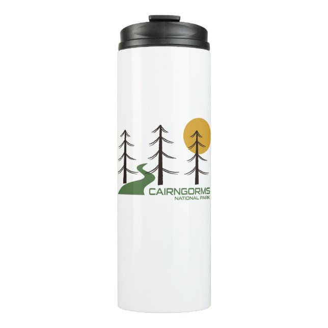 Cairngorms Nationalpark Schottland Thermosbecher (Vorderseite)