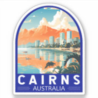 Cairns Australia Reisen Kunst Vintag