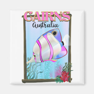 Cairns Australien Urlaubs Poster Magnet