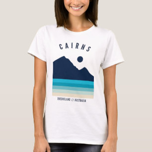 Cairns Queensland Australia Retro Vintag Beach T-Shirt