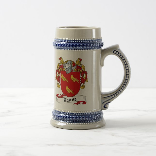 Cairns-Wappen Stein - Familienwappen Bierglas (Rechts)