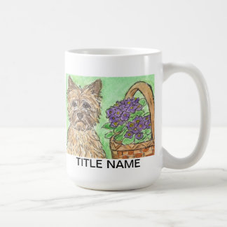 Cairnterrier-Tasse personifizieren Kaffeetasse