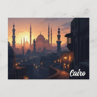 Cairo Egypt Travel Postkarte