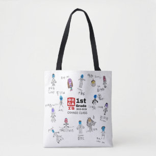 CAIS 1st Grade 2023 Tote Bag - Orange Class Tasche