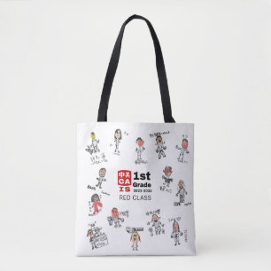 CAIS 1st Grade 2023 Tote Bag - Red Class Tasche