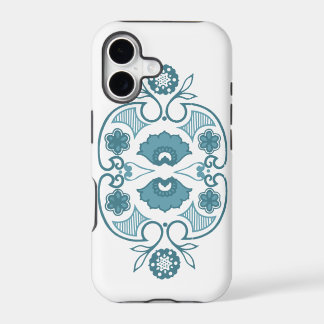 Caisse bleue de l'iPhone 5 d'horizon de Pyrex