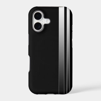 Caisse noire et blanche de l'iPhone 5 de rayure