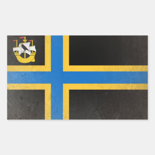 Caithness Rechteckiger Aufkleber