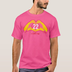 Caitlin Clark Heart 22 Indiana Basketball T-Shirt