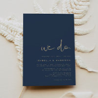 CAITLIN - Marine und Gold Moderne Minimalistische 