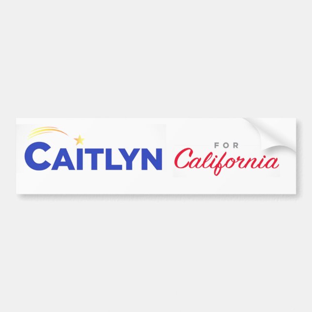Caitlyn für Kalifornien Autoaufkleber (Vorne)
