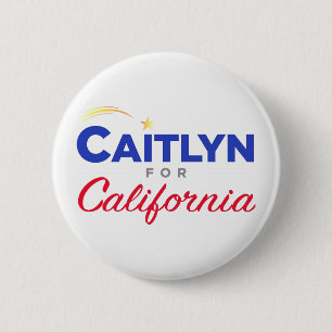 Caitlyn Jenner für Gouverneur Button