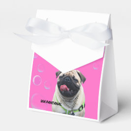 CAIXINHA PRESENTE PET ROSA GESCHENKSCHACHTEL