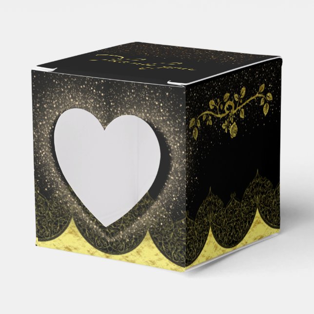 Caja de regalo con agradecimiento geschenkschachtel (Vorderseite)