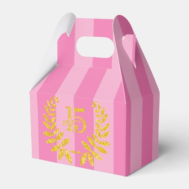 Caja  para recuerdo de 15 años geschenkschachtel (Vorderseite)