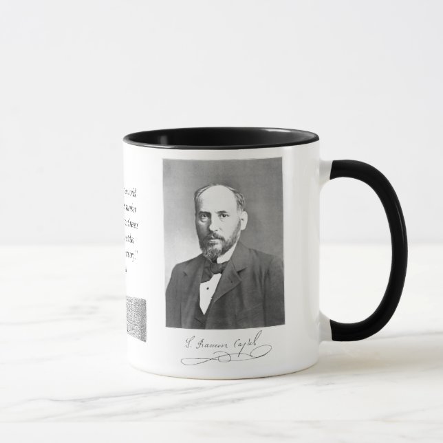 Cajal Tasse mit Purkinje Zelle (Rechts)