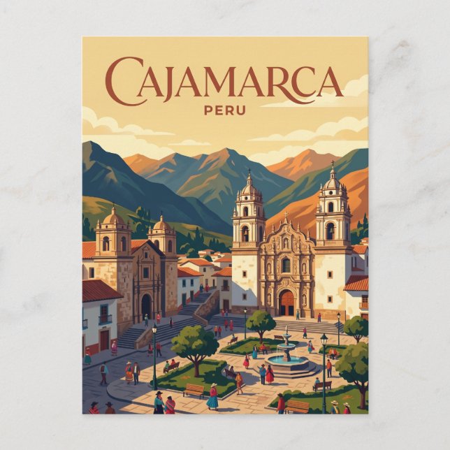 Cajamarca, Peru Peru Postkarte (Vorderseite)