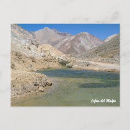 Cajón del Maipo, Chile Postcard Postkarte