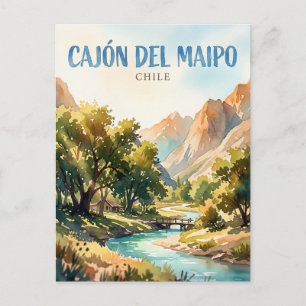 Cajón del Maipo Chile Postkarte