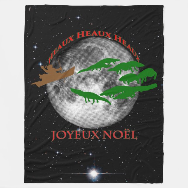 Cajun Christmas Fleecedecke (Vorderseite)
