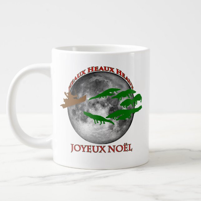 Cajun Christmas Jumbo-Tasse (Links)