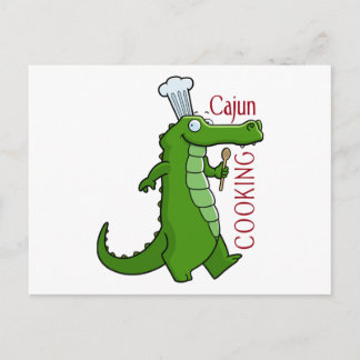 cajun_cooking postkarte