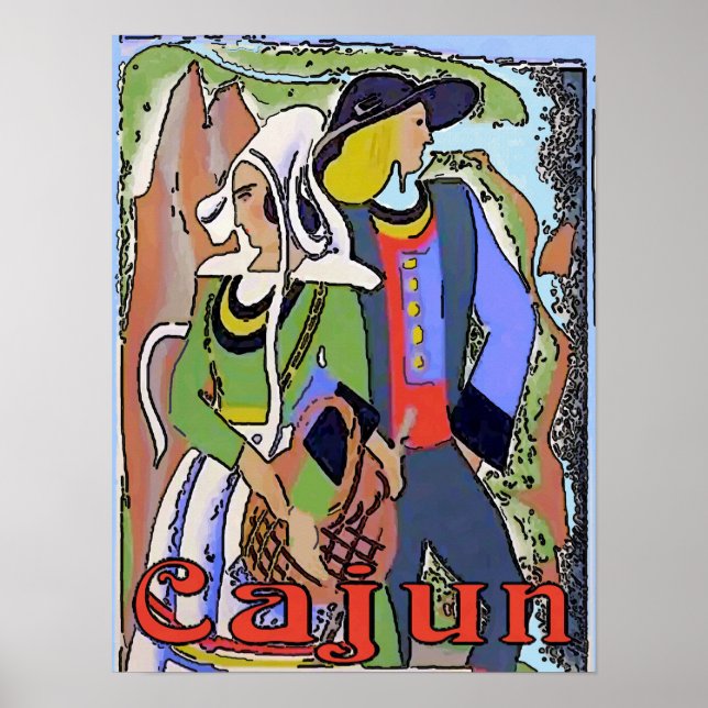 Cajun Couple Poster (Vorne)