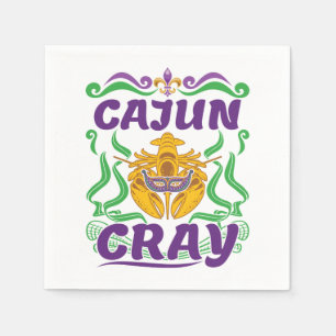 Cajun Cray Crawfish Boil Louisiana New Orleans Serviette