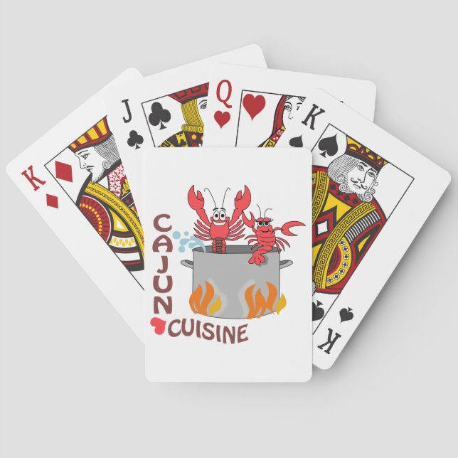 Cajun Cuisine Spielkarten (Rückseite)