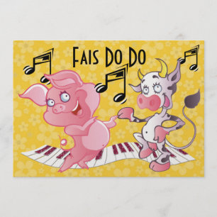 Cajun - Fais Do - Party Einladung