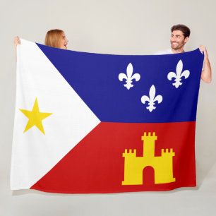 CAJUN FLAG FLEECEDECKE