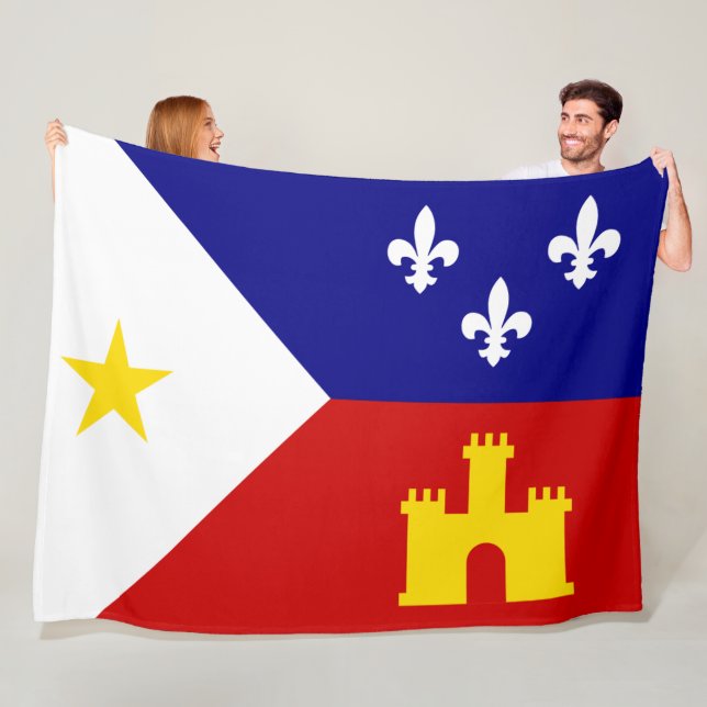 CAJUN FLAG FLEECEDECKE (Beispiel)