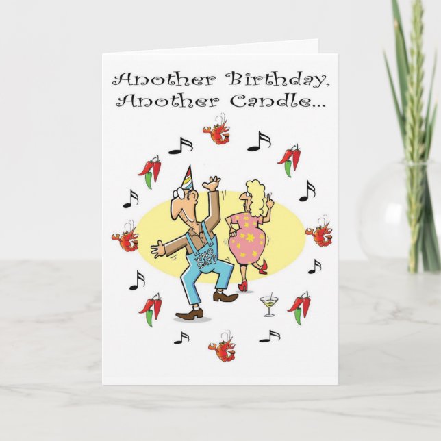 Cajun Grüße Karte (Vorderseite)