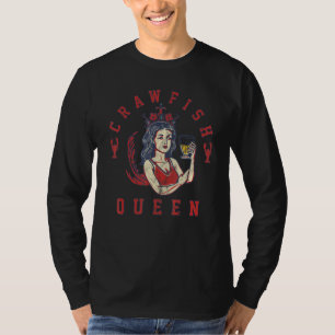 Cajun-Krebs-Kochparty Frauen Krebs-Königin S T-Shirt
