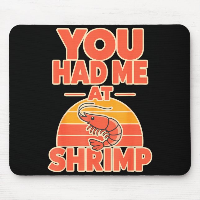 Cajun-Meeresfrüchte-Garnelen-Fan  Mousepad (Vorne)