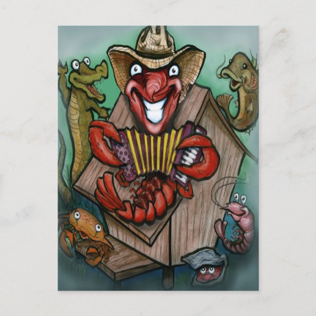 Cajun Postkarte (Vorderseite)