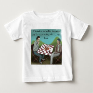 Cajun-Schach Lustiger Cartoon Baby T-shirt