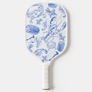 Cajun Seafood Boil - Southern Coastfood Art Pickleball Schläger