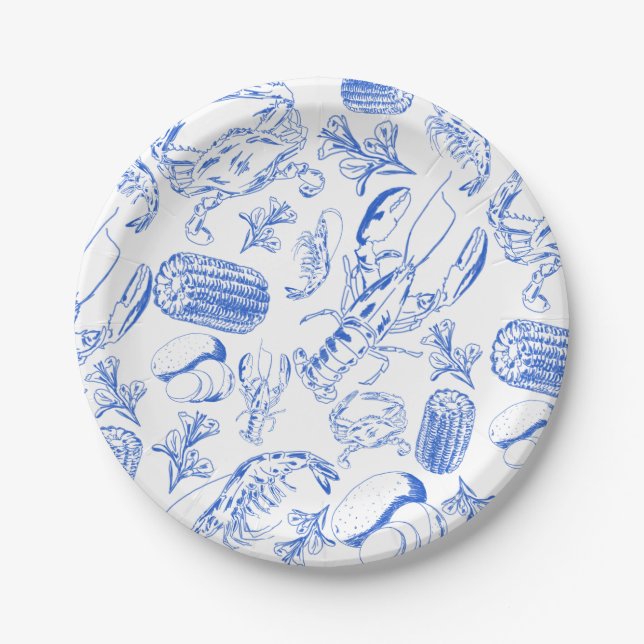 Cajun Seafood Boil - Teller an der Südküste (Vorderseite)