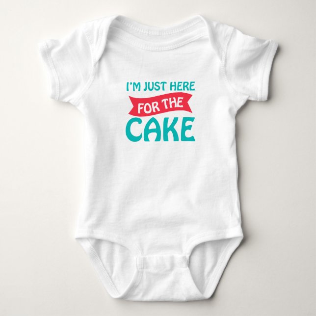 Cake Baby Jersey Bodysuit Strampler (Vorderseite)