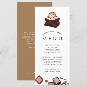 Cake Bake   Menu Thématique