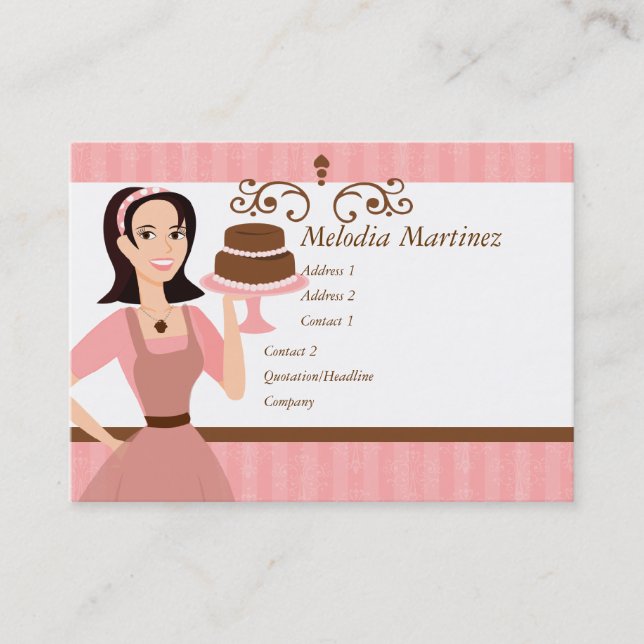 Cake Beauty Visitenkarte (Vorderseite)