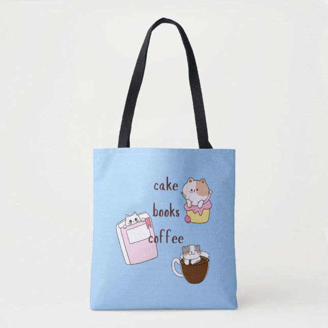 Cake Books Coffee Tasche (Vorderseite)