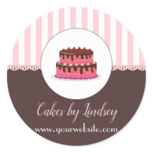 Cake Decorator PINK BROWN Bäckerei NIEDLICH