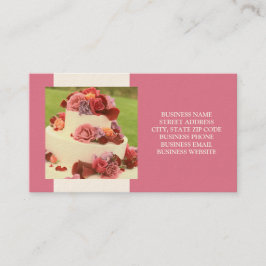 Cake Designer oder Hochzeitskarten Visitenkarte