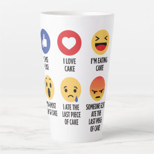 Cake Emojis Milchtasse